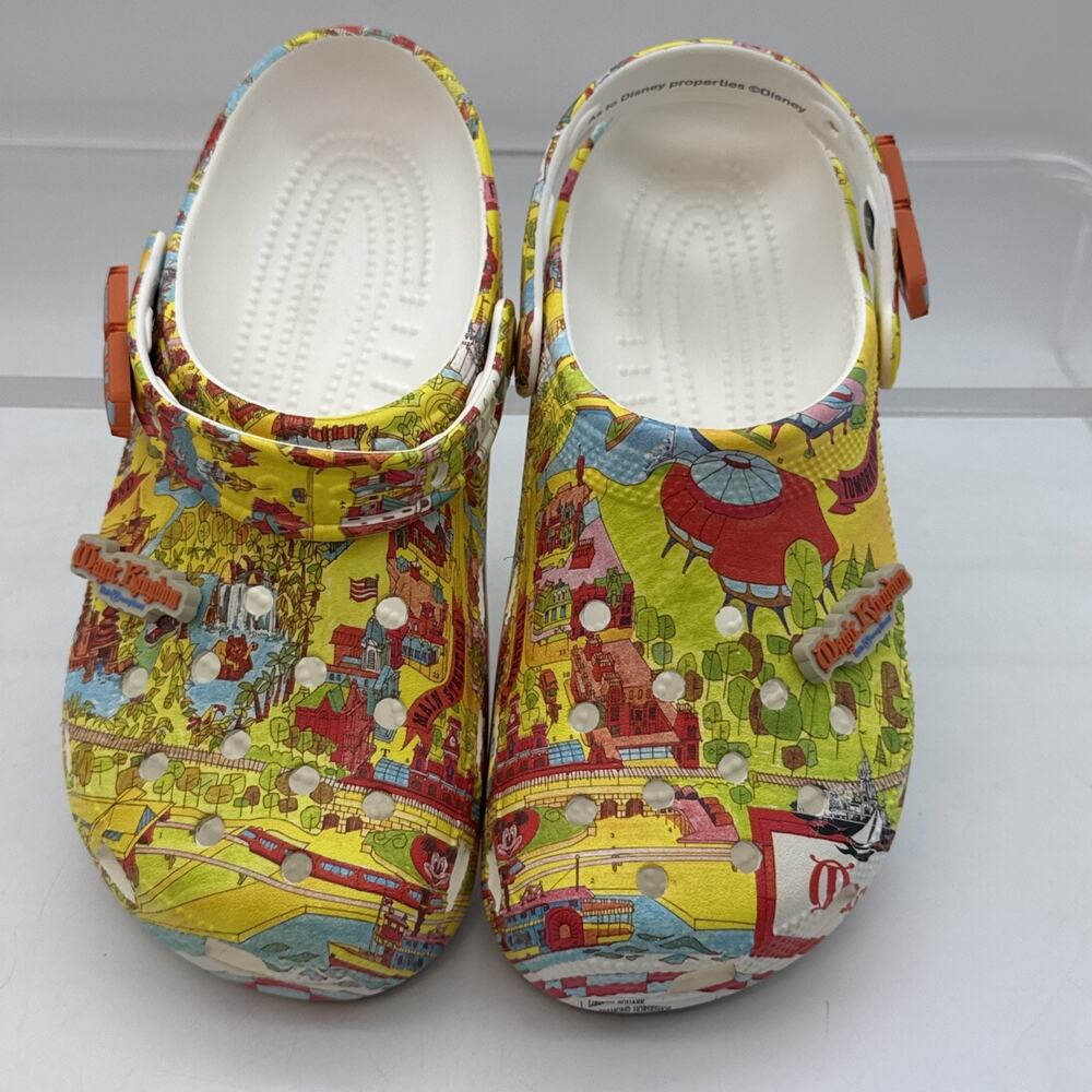 Crocs Shoes Disney Parks Men 6 Womens 8 -50th Anniversary Vault Collection slide